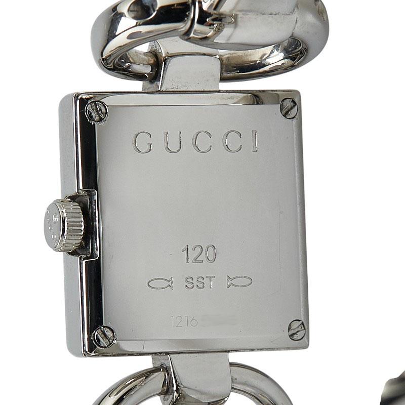 GUCCI グッチ トルナヴォーニ ダイヤベゼル 腕時計 120 クオーツ GUCCI グッチ トルナヴォーニ ダイヤベゼル 腕時計 120 クオーツ