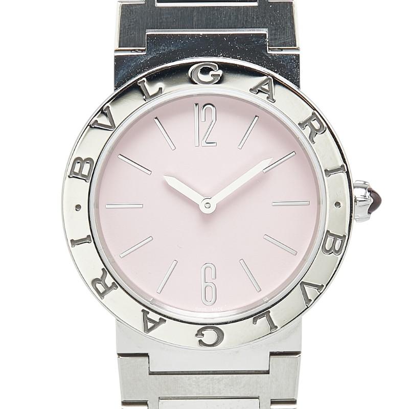 ブルガリ ピンクダイヤル ブルガリ ブルガリ ウォッチ BB33S BVLGARI ブルガリ ブルガリブルガリ 腕時計 BB33S クオーツ