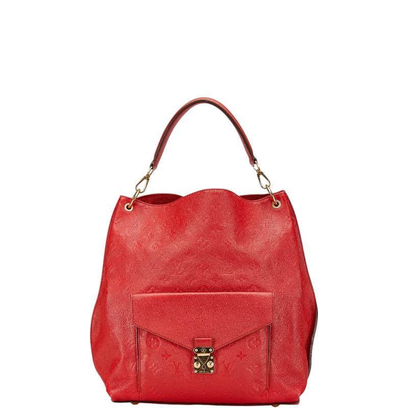 ルイ ヴィトン モノグラム アンプラント メティス ハンドバッグ M40811 レッド レザー レディース LOUIS VUITTON 【中古】 LOUIS VUITTON（ルイ・ヴィトン） ルイ ヴィトン モノグラム アン