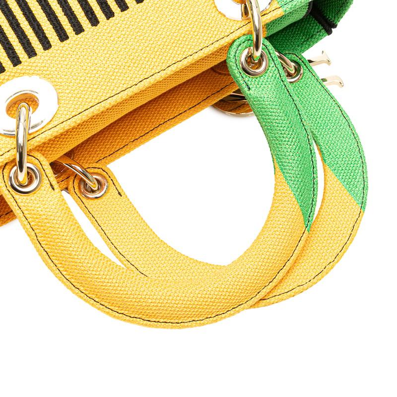 ディオール キャンバス レディ D-Lite フラワー 2way バッグ ディオール レディディーライト フラワー ハンドバッグ