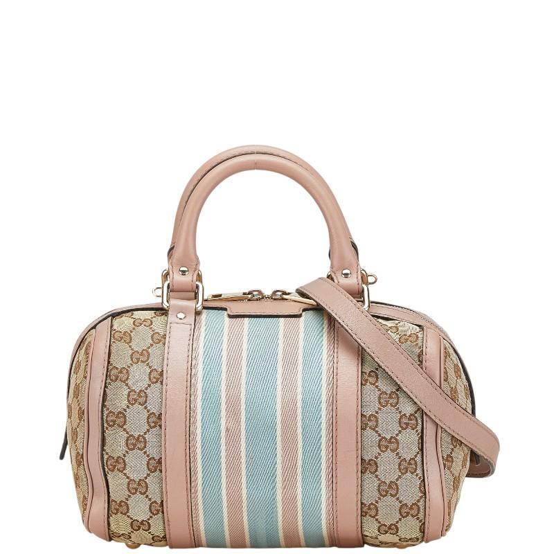 GUCCI グッチ GGキャンバス ハンドバッグ ショルダーバッグ 2WAY