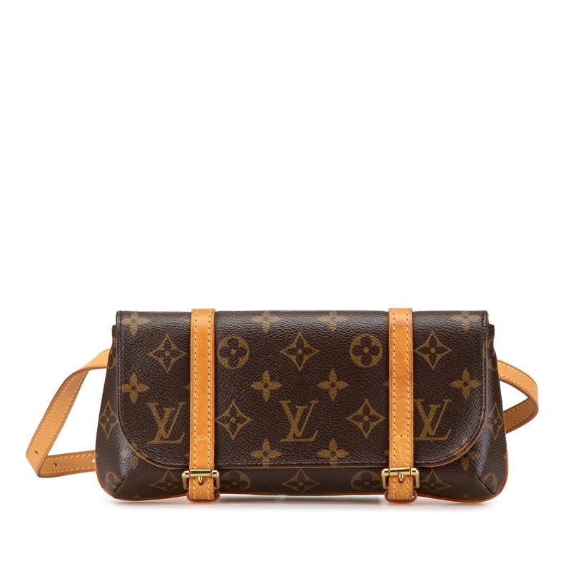 ルイ ヴィトン モノグラム ポシェット マレル ウエストバッグ ボディバッグ M51159 ブラウン PVC レザー LOUIS VUITTON 【中古】 LOUIS VUITTON（ルイ・ヴィトン） ルイ ヴィトン モノグラム