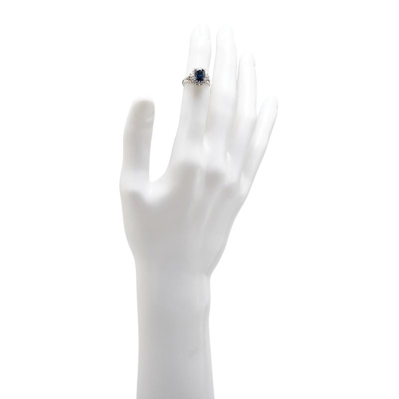 Pt900 プラチナ ブルーサファイア1.92ct ダイヤ0.46ct リング Pt900 プラチナ ブルーサファイア1.92ct ダイヤ0.46ct リング