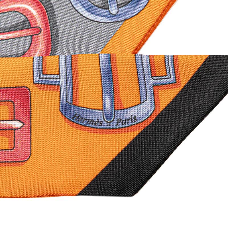 HERMES エルメス ツイリー Attelage アトラージュのバックル スカーフ  