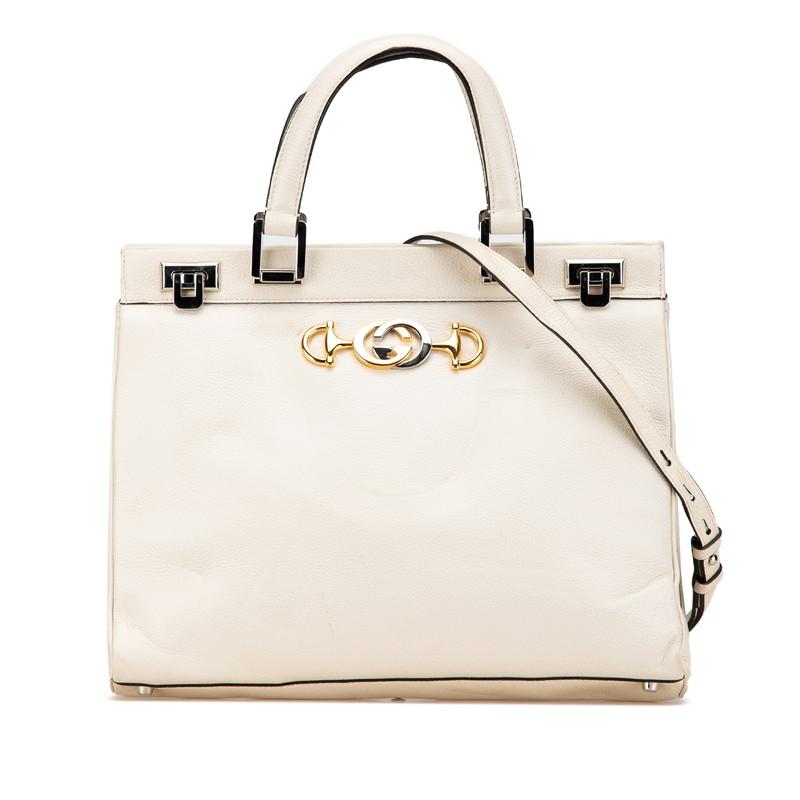 GUCCI グッチ バッグ ショルダーバッグ ハンドバッグ トップハンドル 2WAY ホースビット ズゥミ ZUMI 564714 レザー カバン イタリア製【レディース】【中古】 GUCCI（グッチ） ズゥミ ホースビット ハンドバッグ ショルダーバッグ
