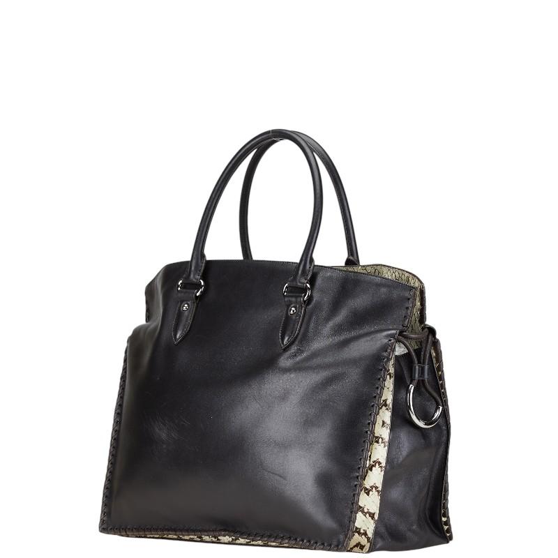 LOEWE ロエベ アマソナ ステッチ パイソン ハンドバッグ トート LOEWE ロエベ アマソナ ステッチ パイソン ハンドバッグ トート