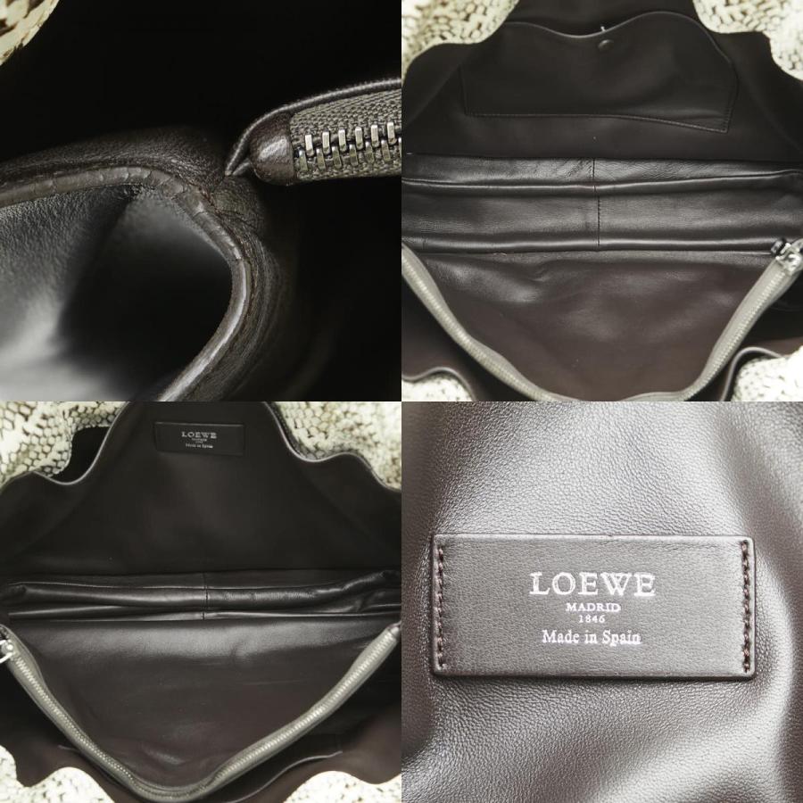 LOEWE ロエベ アマソナ ステッチ パイソン ハンドバッグ トート LOEWE ロエベ アマソナ ステッチ パイソン ハンドバッグ トート