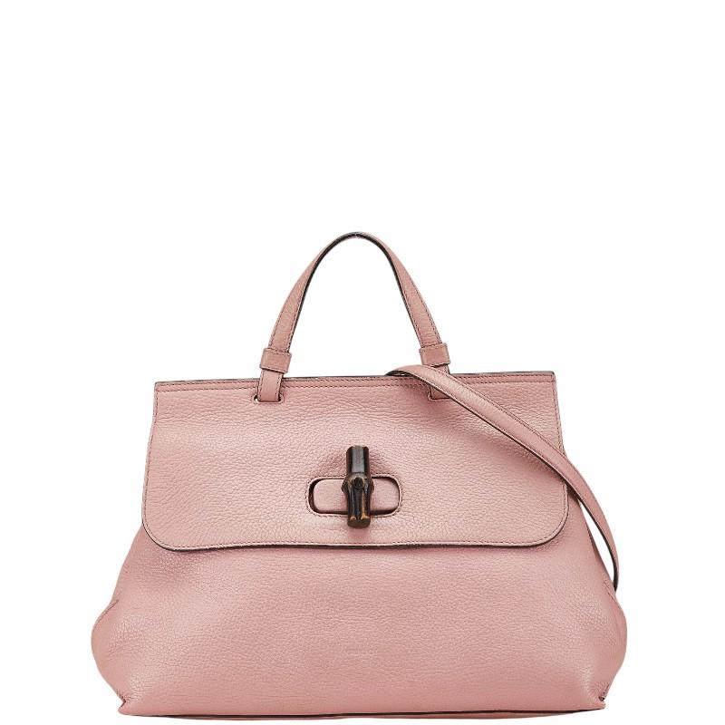 GUCCI グッチ バンブー デイリー ミディアム ハンドバッグ GUCCI グッチ バンブー デイリー ミディアム ハンドバッグ