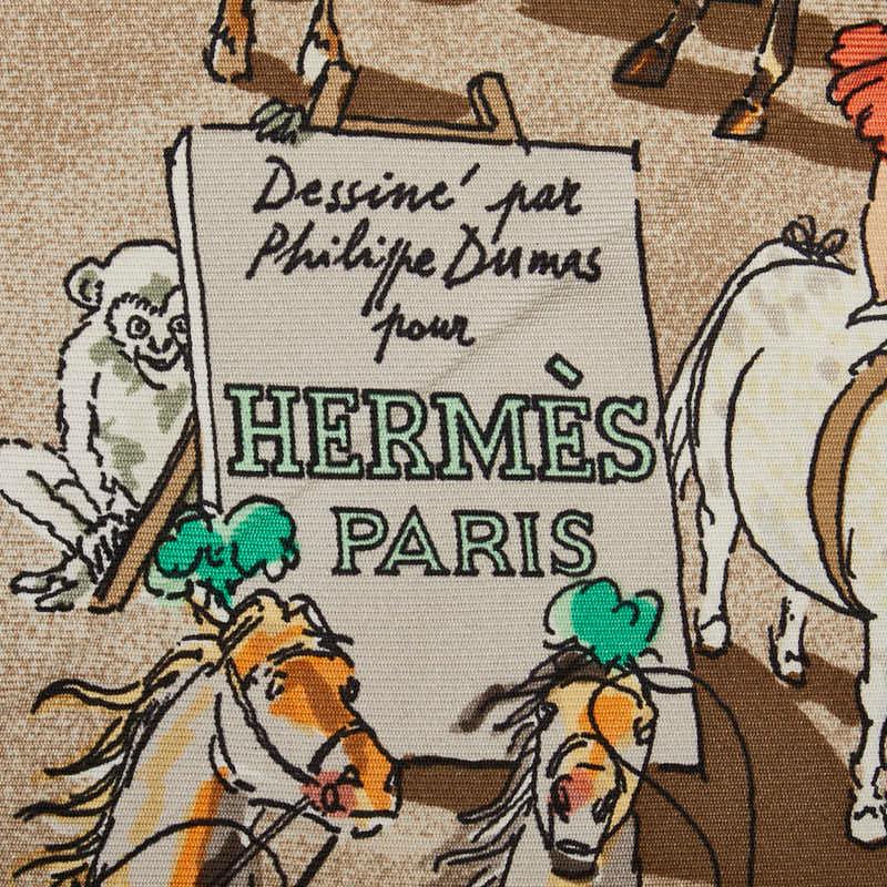 HERMES エルメス カレ90 CIRQUE MOLIER モリエサーカス スカーフ HERMES エルメス カレ90 CIRQUE MOLIER モリエサーカス スカーフ