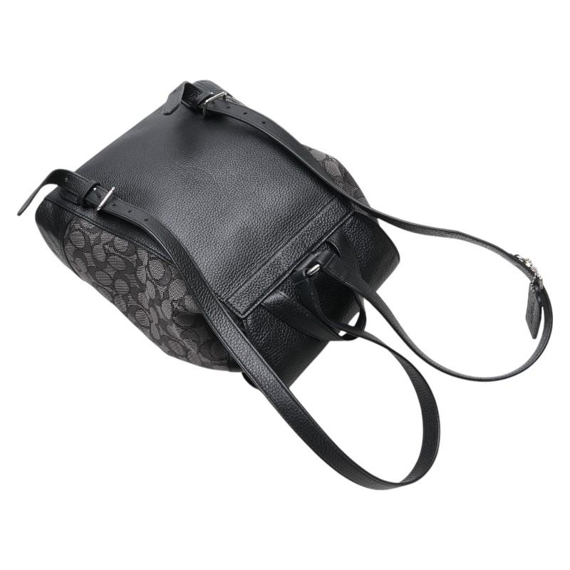 COACH コーチ シグネチャー リュック ドローストリング 巾着 ロゴ型押し COACH コーチ シグネチャ ドローストリング リュック バック