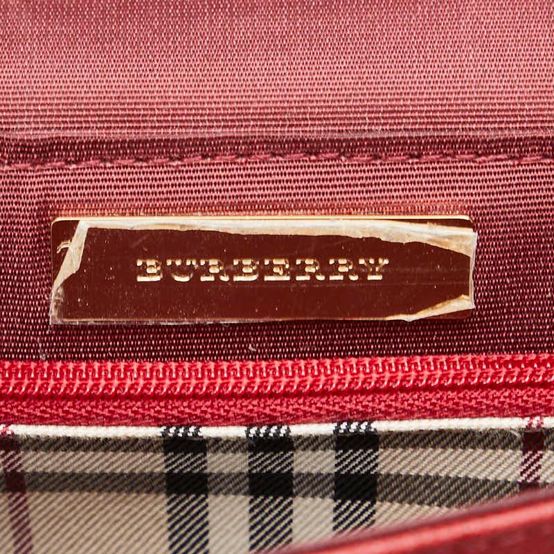 BURBERRY バーバリー ノバチェック ロゴプレート ハンドバッグ BURBERRY バーバリー ノバチェック ロゴプレート ハンドバッグ