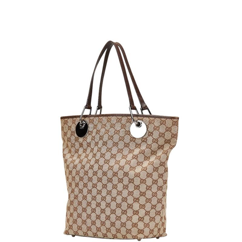 GUCCI グッチ GGキャンバス トートバッグ 120836 ベージュ GUCCI グッチ GGキャンバス トートバッグ 120836 ベージュ