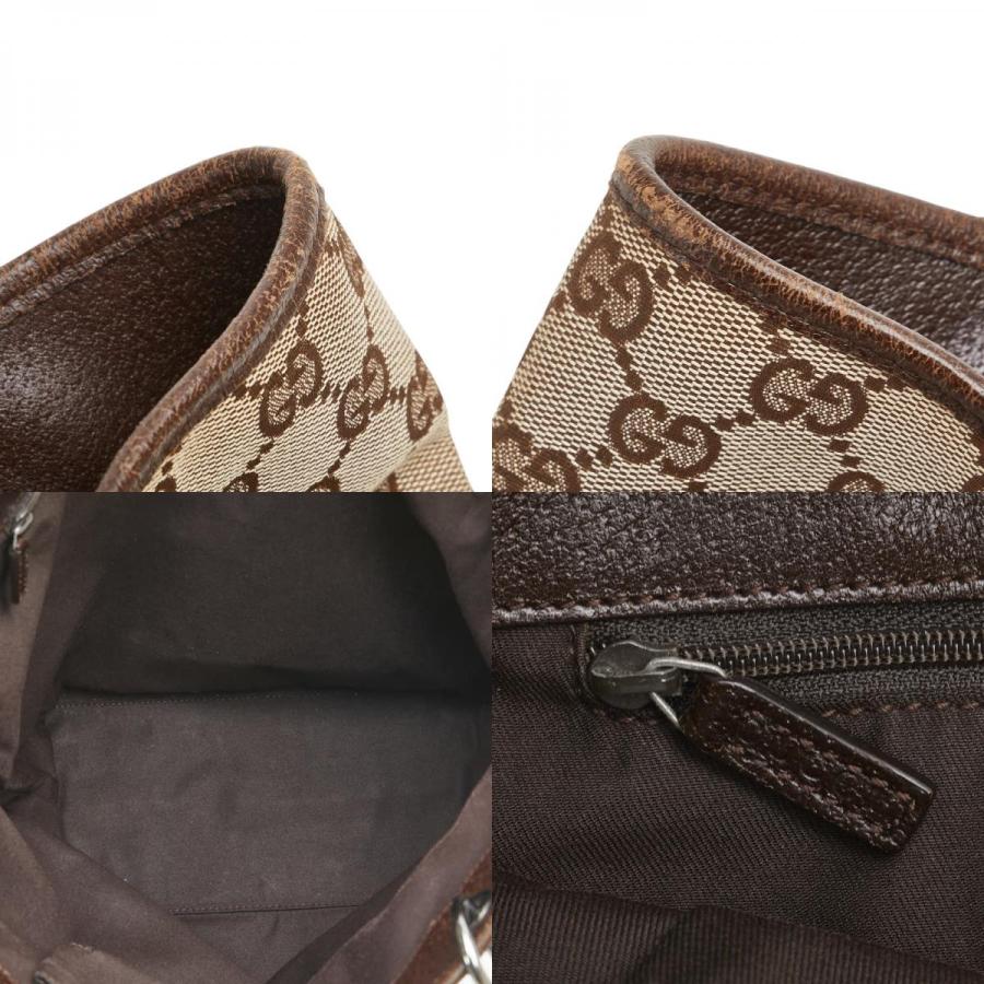 GUCCI（グッチ） GGキャンバス トートバッグ 120836 ベージュ ブラウン
