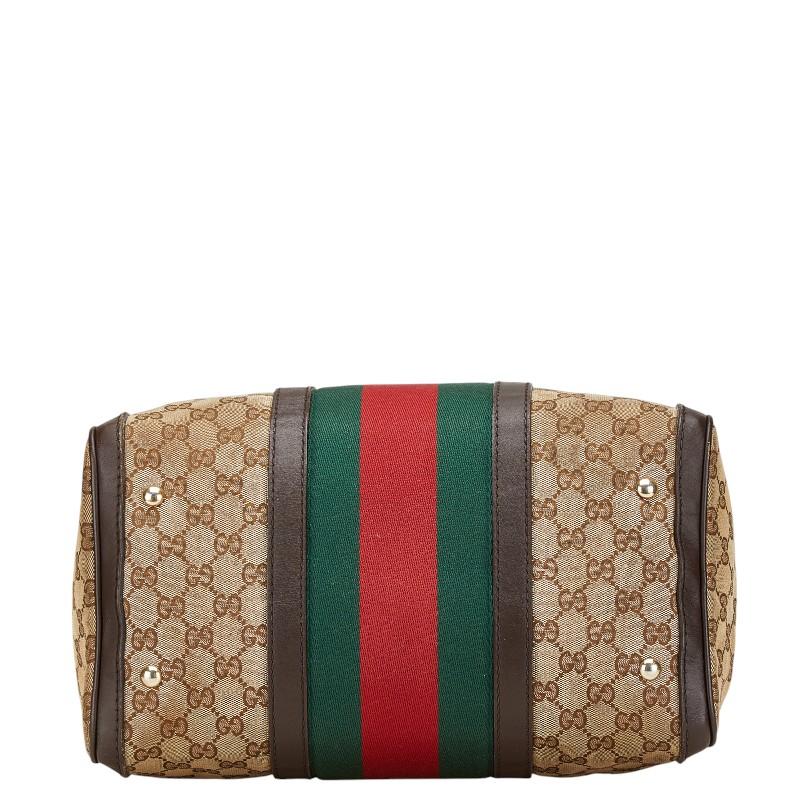 GUCCI（グッチ） GGキャンバス シェリーライン ボストンバッグ