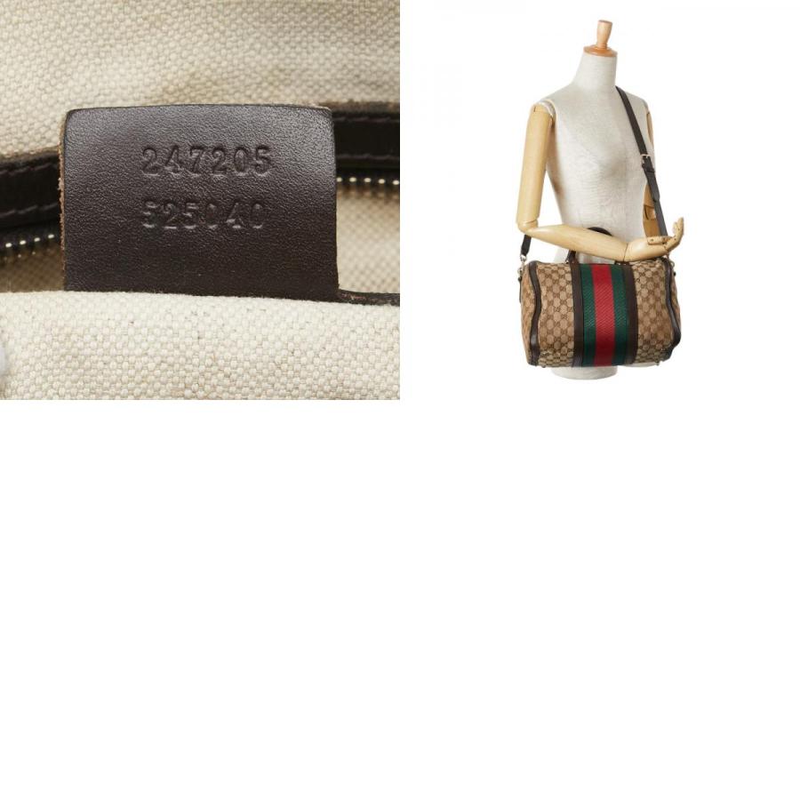 GUCCI（グッチ） GGキャンバス シェリーライン ボストンバッグ