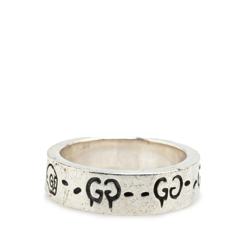 [極　美品　]　グッチ　GUCCI　指輪　リング　ゴースト　SV925　９号 GUCCI（グッチ） GGゴースト リング 指輪 SV925 シルバー レディース