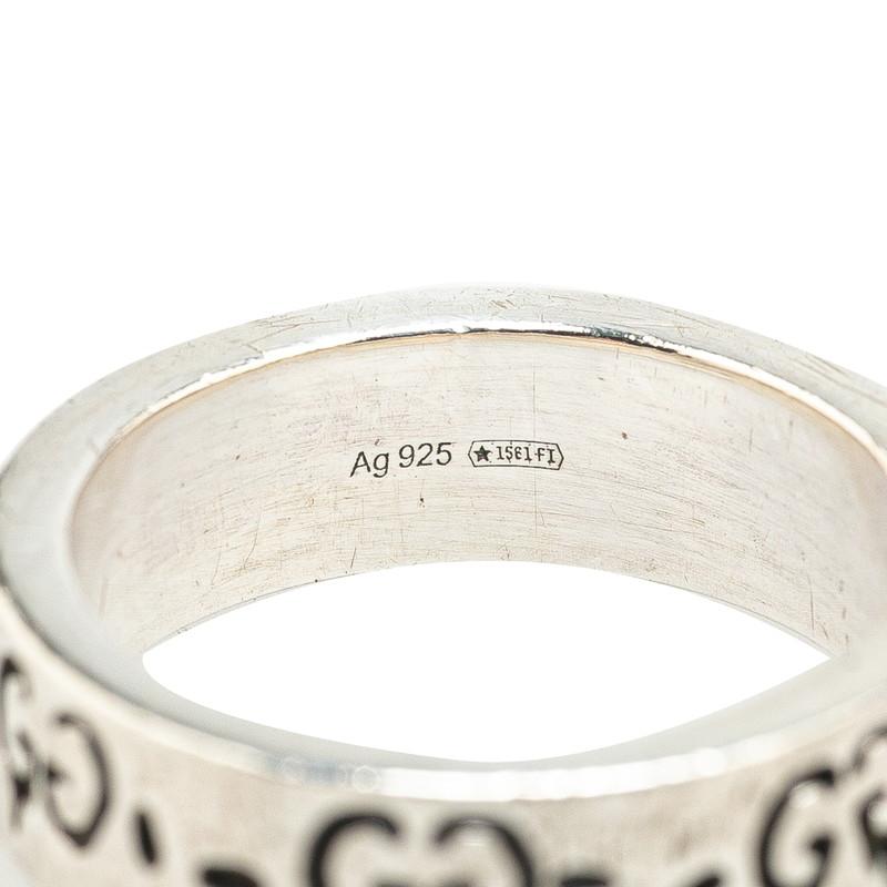 GUCCI グッチ GGゴースト リング 指輪 SV925 シルバー GUCCI グッチ GGゴースト リング 指輪 SV925 シルバー