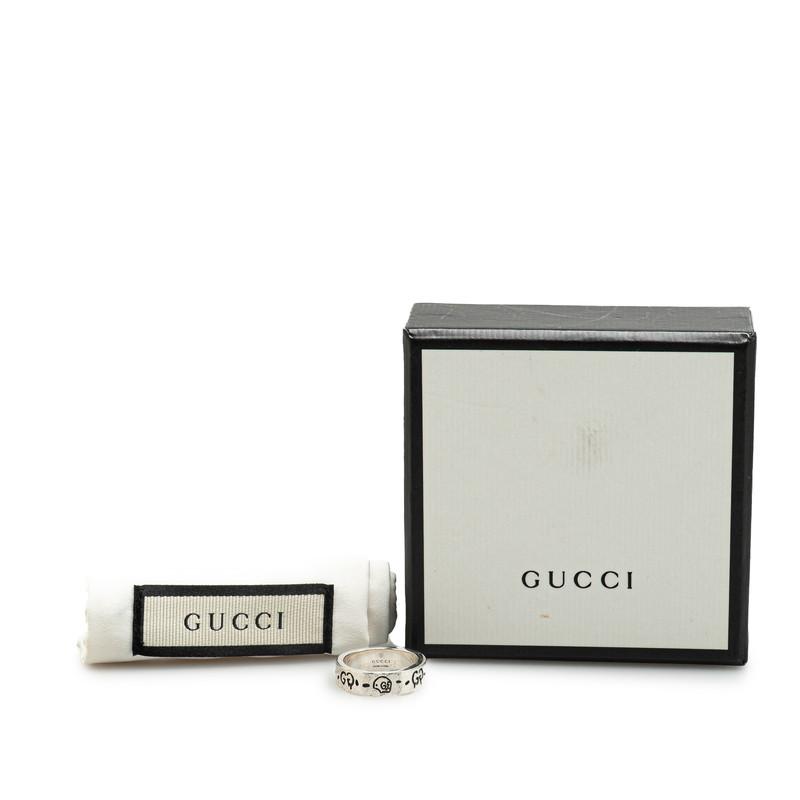 GUCCI グッチ GGゴースト リング 指輪 SV925 シルバー GUCCI グッチ GGゴースト リング 指輪 SV925 シルバー