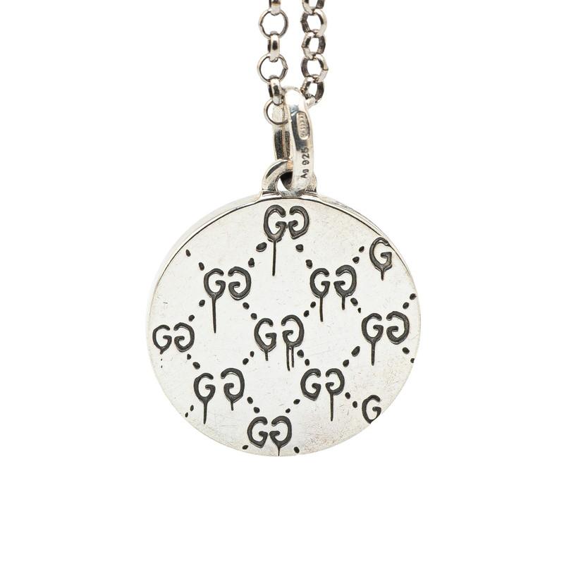 GUCCI（グッチ） GGゴースト ペンダント ダイヤモンド ネックレス