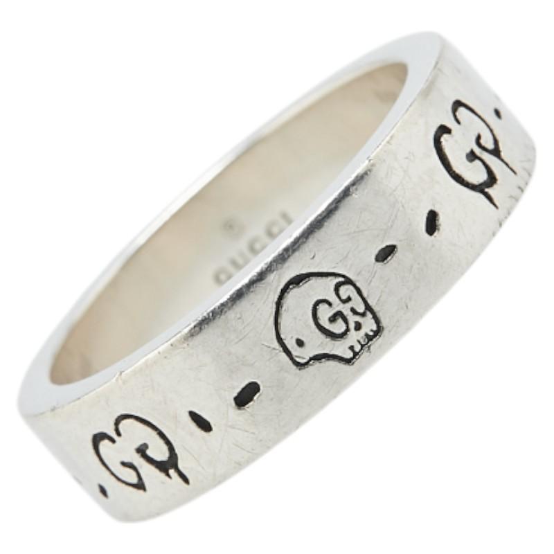 GUCCI グッチ GG ゴースト リング 指輪 #18 SV925 シルバー GUCCI グッチ GG ゴースト リング 指輪 #18 SV925 シルバー