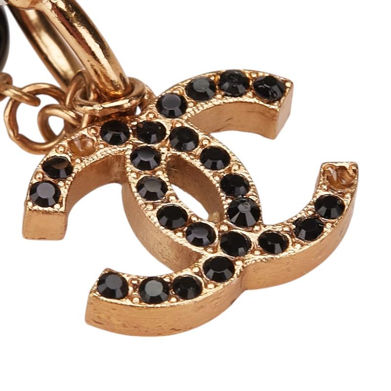 CHANEL（シャネル） ココマーク ラインストーン スイング フープ