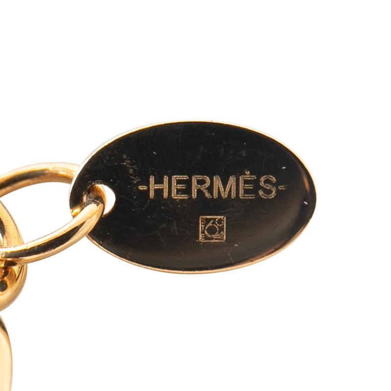 HERMES エルメス ループ メドール ネックレス ブルージーン HERMES エルメス ループ メドール ネックレス ブルージーン