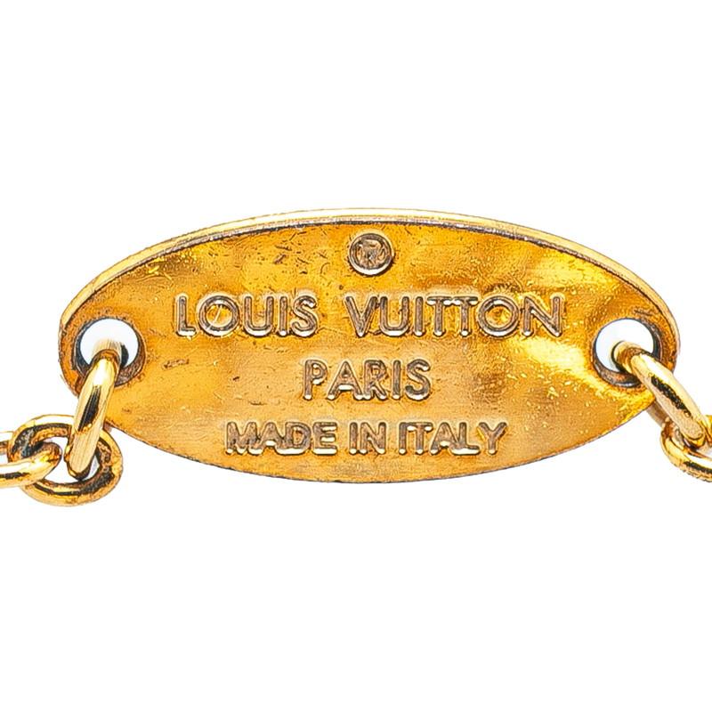 ルイ ヴィトン エセンシャルV ブレスレット M61084 ゴールド メッキ レディース LOUIS VUITTON 【中古】 LOUIS VUITTON（ルイ・ヴィトン） ルイ ヴィトン エセンシャルV