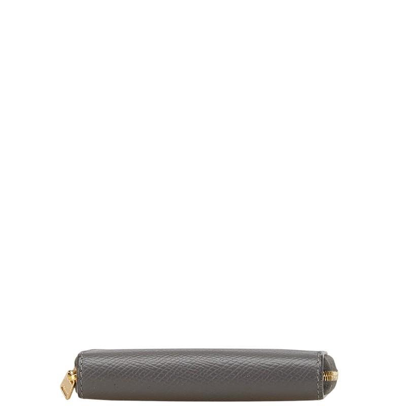 CELINE グレー レザー コインケース　ミニ財布 CELINE - CELINE セリーヌ 財布・コインケース - 青xグレー