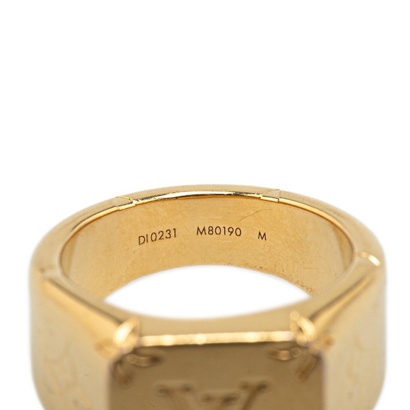 LOUIS VUITTON ルイ ヴィトン モノグラム シグネットリング 指輪