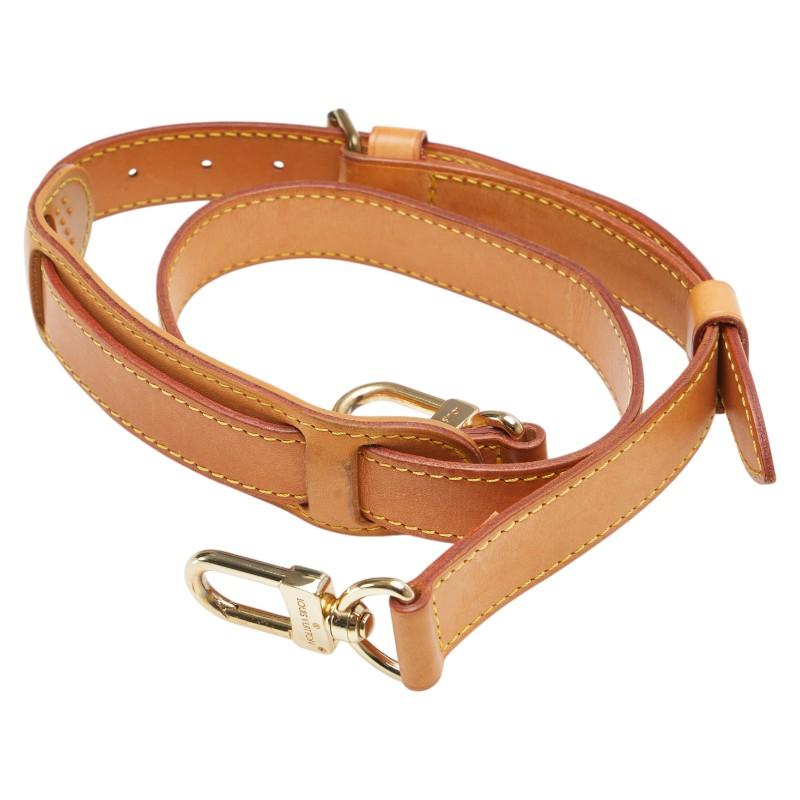 ルイ・ヴィトン LOUIS VUITTON ストラップ ブラウン レザー レディース