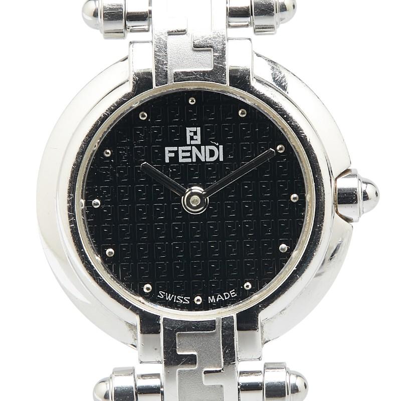 FENDI フェンディ オロロジ 腕時計 750L クオーツ ブラック文字 FENDI フェンディ オロロジ 腕時計 750L クオーツ ブラック文字