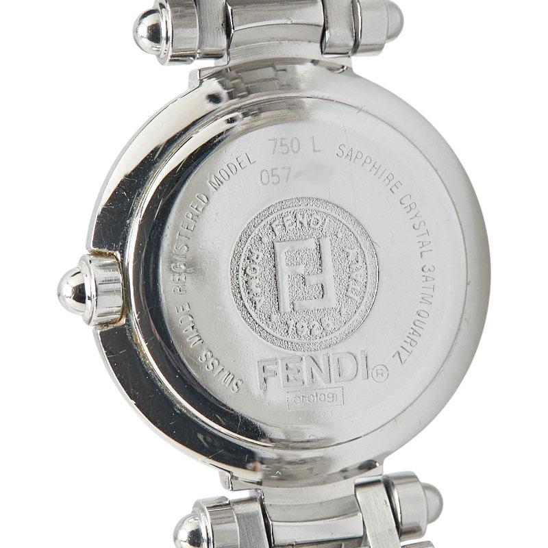 FENDI フェンディ オロロジ 腕時計 750L クオーツ ブラック文字 FENDI フェンディ オロロジ 腕時計 750L クオーツ ブラック文字