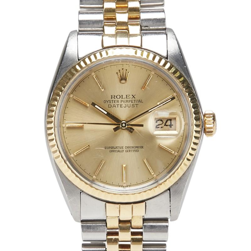 ROLEX DATEJUST 自動巻き 腕時計 ゴールド ROLEX ロレックス デイトジャスト 腕時計 16013 自動巻き