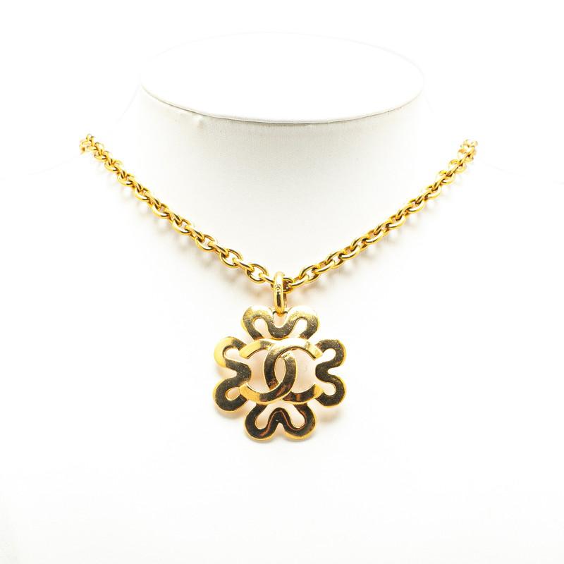 CHANEL（シャネル） ヴィンテージ ココマーク ネックレス ゴールド 