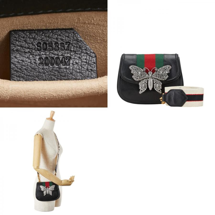 GUCCI（グッチ） シェリーライン トーテム バタフライ 蝶々 斜め掛け