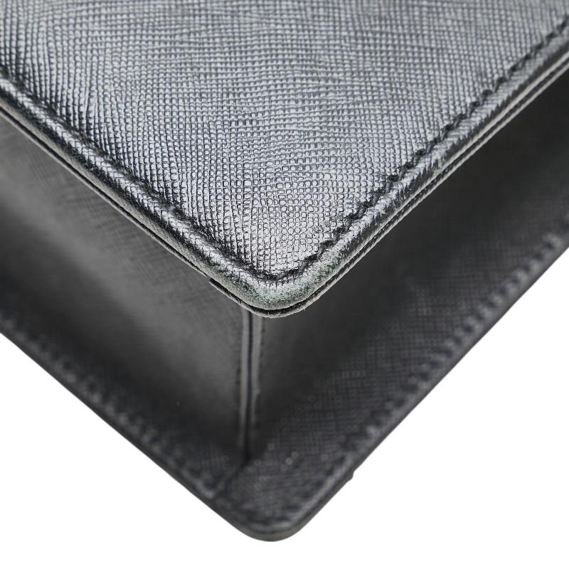 BURBERRY バーバリー ビジネスバッグ ブラック レザー メンズ