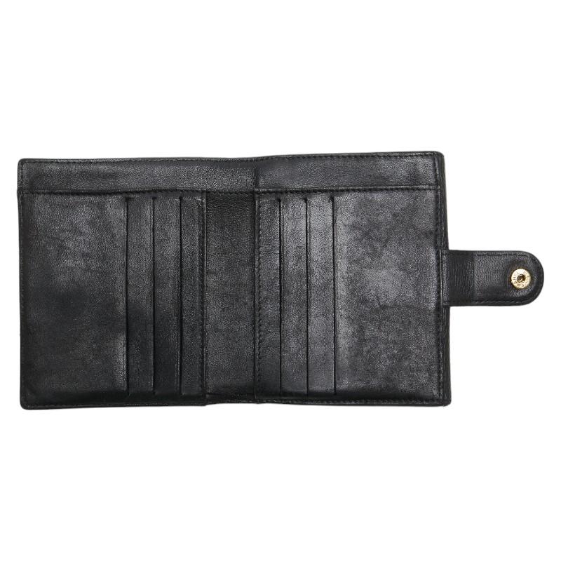 CHANEL（シャネル） ココマーク Wホック 二つ折り財布 A13496 ブラック