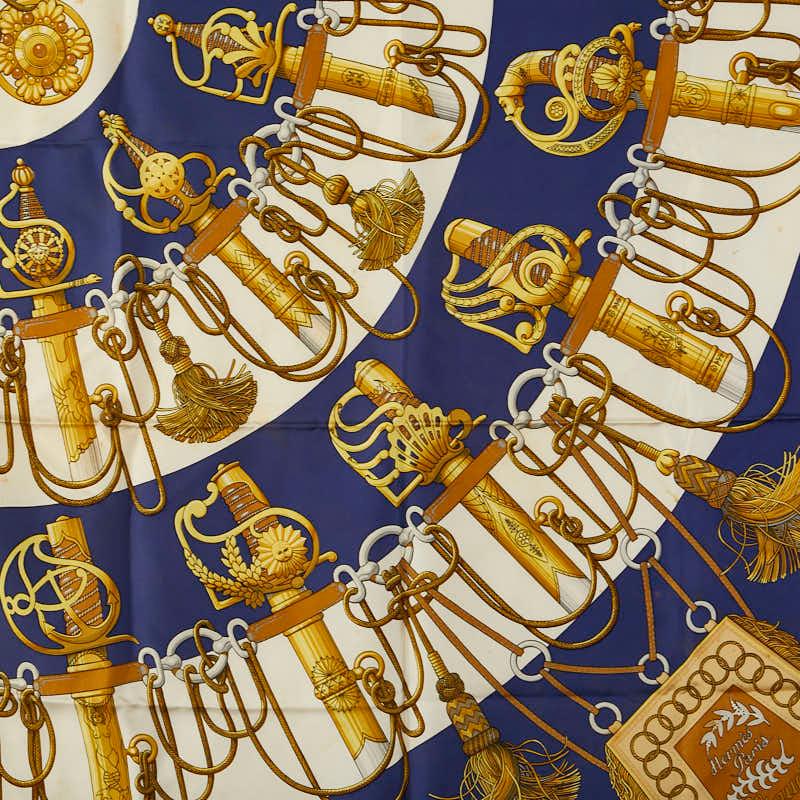 HERMES（エルメス） カレ90 Cliquetis カチカチ 剣柄 スカーフ