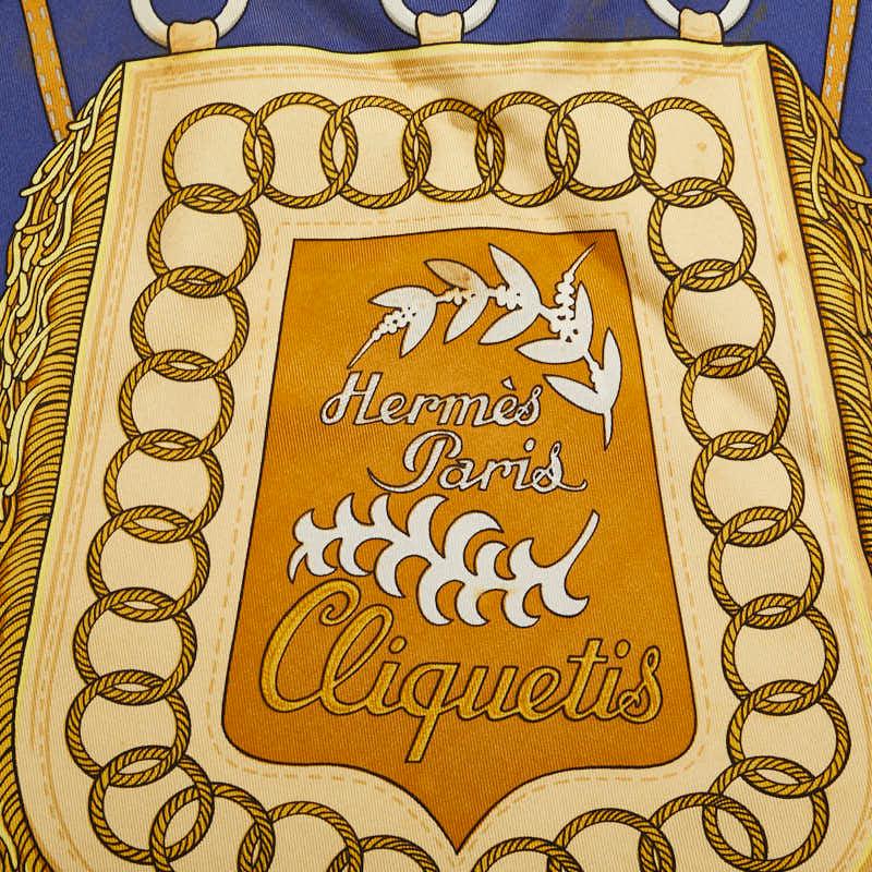 HERMES（エルメス） カレ90 Cliquetis カチカチ 剣柄 スカーフ