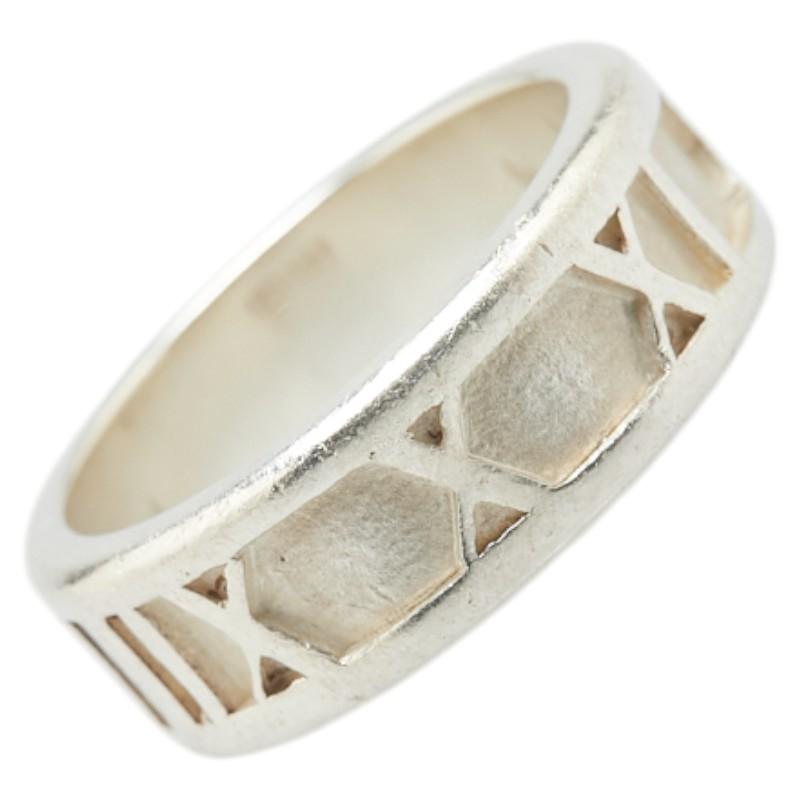 ティファニー アトラスリング SV925 13号 中古美品 TIFFANY&Co. ティファニー アトラス リング 指輪 SV925 シルバー