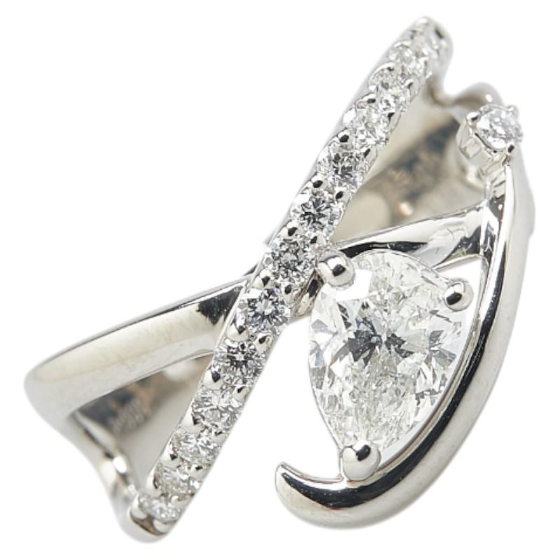 Pt900 プラチナ ダイヤ1.013ct ダイヤ0.36ct リング 指輪 レディース  