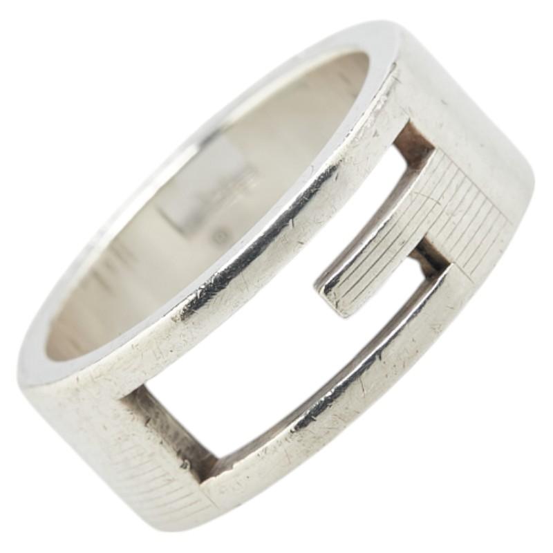 GUCCI グッチ ブランデッドG リング 指輪 #14 SV925 シルバー