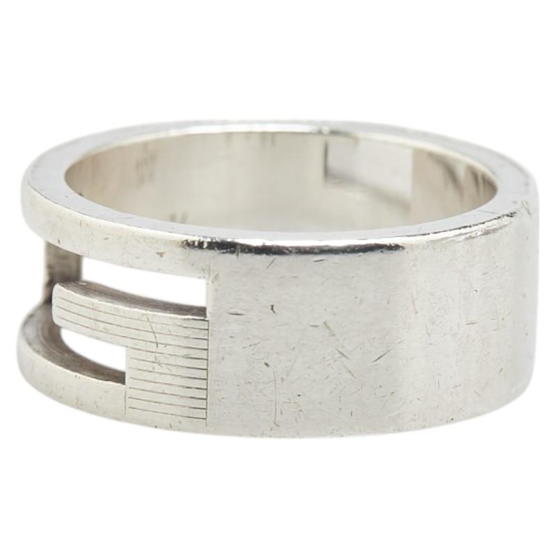 美品 GUCCI グッチ リング 指輪 G SV925 14号 15号 シルバー 美品 GUCCI グッチ リング 指輪 G SV925 14号 15号 シルバー