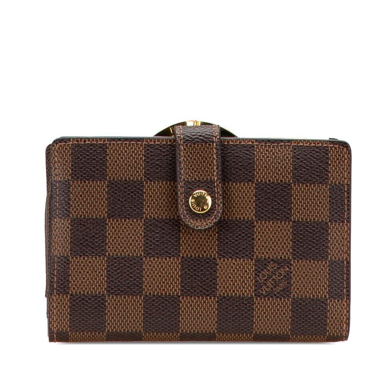 ルイ ヴィトン ダミエ ポルトフォイユ ヴィエノワ 三つ折り財布 N61674 ブラウン PVC レディース LOUIS VUITTON 【中古】 LOUIS VUITTON（ルイ・ヴィトン） ルイ ヴィトン ダミエ