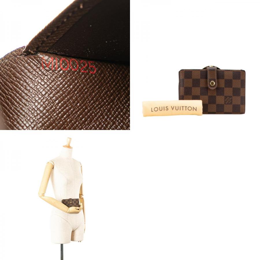 LOUIS VUITTON ルイ ヴィトン ダミエ ポルトフォイユ ヴィエノワ 三  
