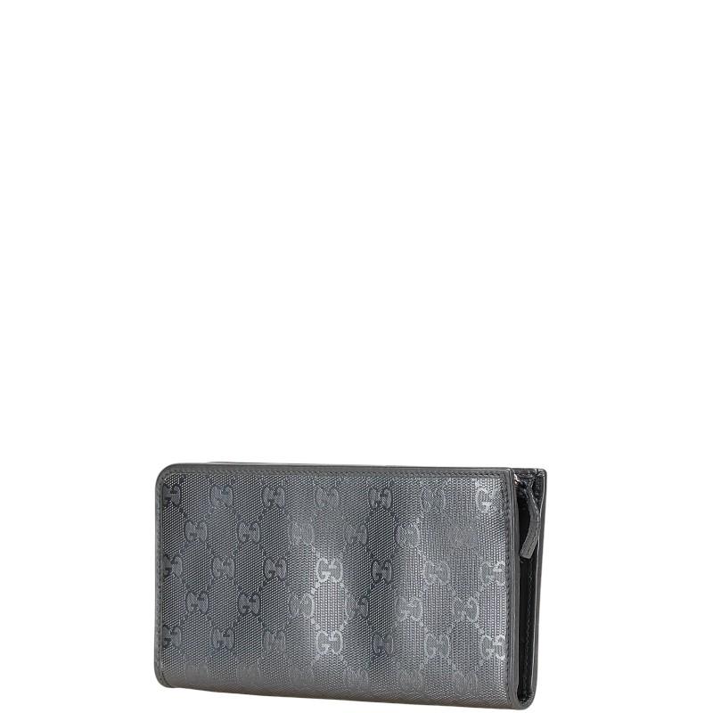 GUCCI（グッチ） GGインプリメ 長財布 L字ファスナー 245978 グレー