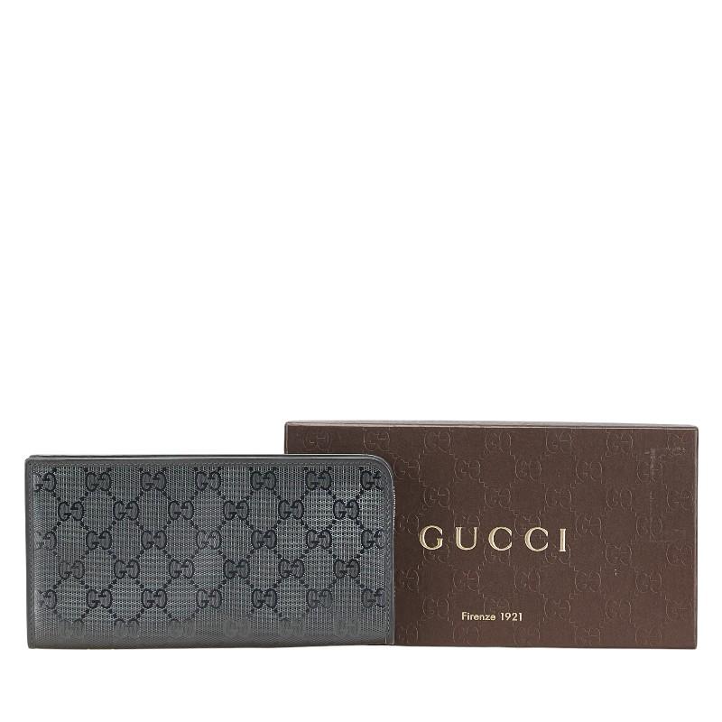 GUCCI（グッチ） GGインプリメ 長財布 L字ファスナー 245978 グレー