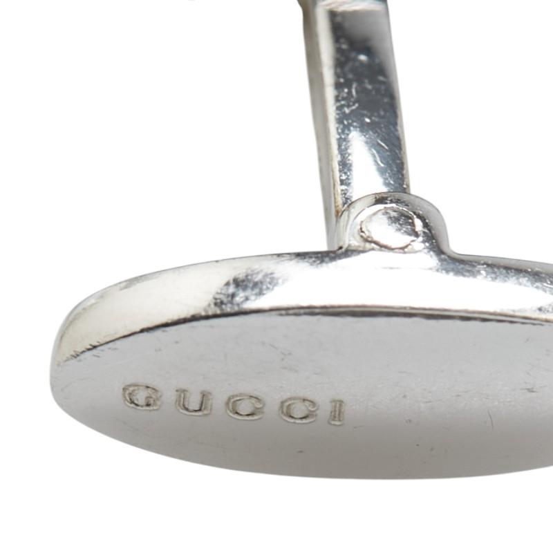 GUCCI（グッチ） ビー 蜂 ラウンド カフス SV925 シルバー メンズ