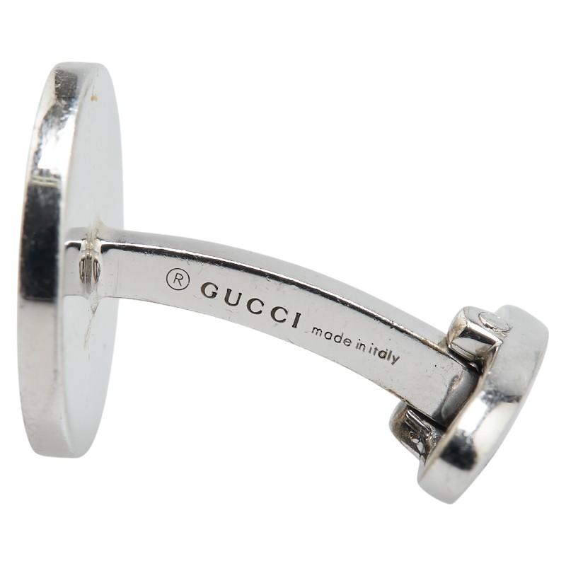 GUCCI（グッチ） ビー 蜂 ラウンド カフス SV925 シルバー メンズ