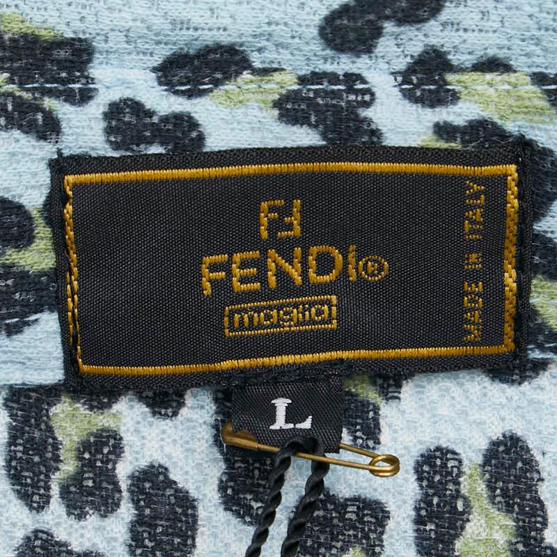 FENDI（フェンディ） FF ヒョウ柄 レオパード シャツ サイズ：L ライト